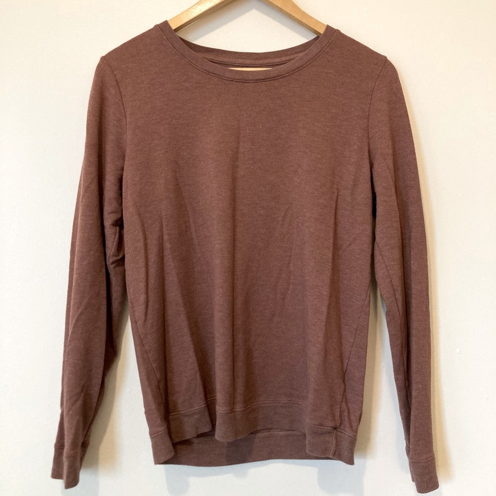 Everlane French terry crew, size small